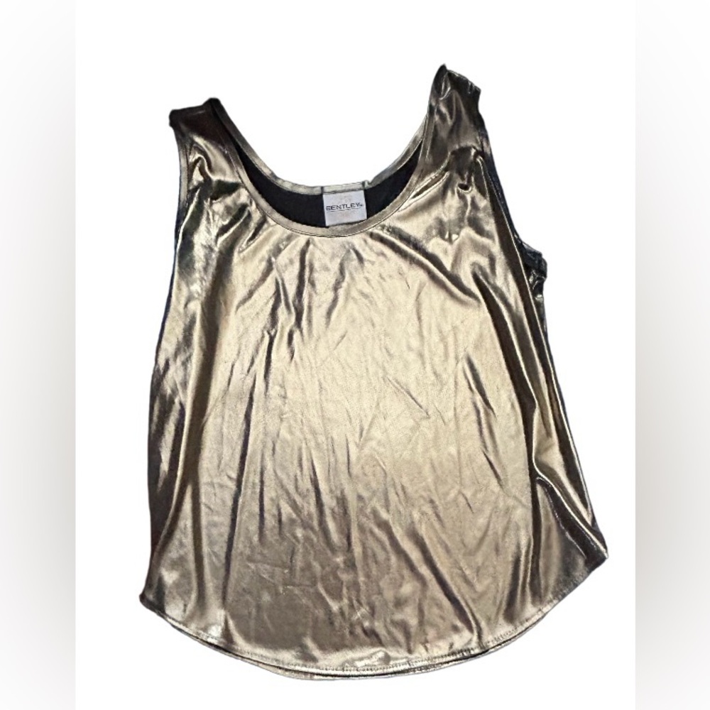 🌟VTG! BENTLEY! GOLD LAME TOP!!🌟 RARE!!!! ULTRA COOL VTG 70S-80S! DISCO!!⭐️ - Picture 13 of 16